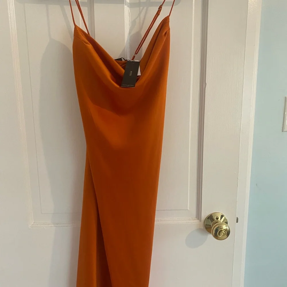 Banana Republic Satin Midi Dress - Picture 2 of 3